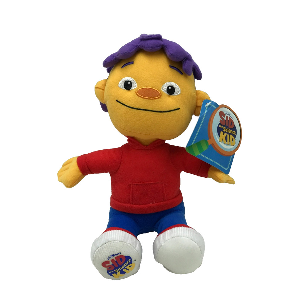 Sid The Science Kid Plush Doll Jim Henson Stuffed Animal Toy Purple 2014 10" NWT
